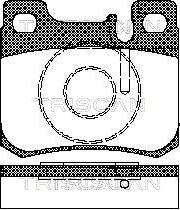 Triscan 8110 23006 - Kit de plaquettes de frein, frein à disque cwaw.fr