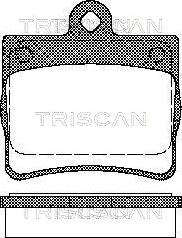 Triscan 8110 23016 - Kit de plaquettes de frein, frein à disque cwaw.fr