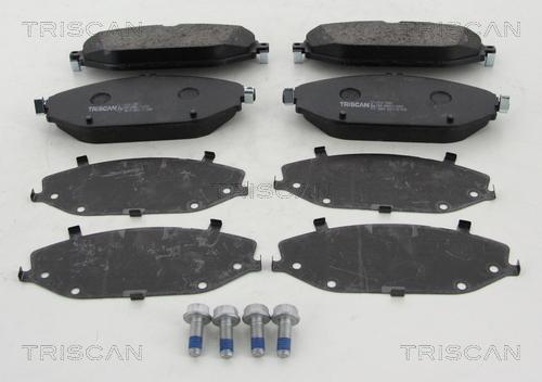 Triscan 8110 23081 - Kit de plaquettes de frein, frein à disque cwaw.fr