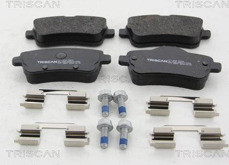 Triscan 8110 23076 - Kit de plaquettes de frein, frein à disque cwaw.fr