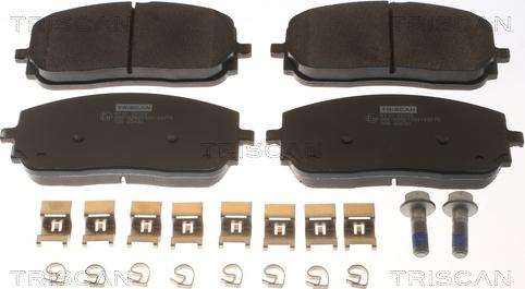 Triscan 8110 23103 - Kit de plaquettes de frein, frein à disque cwaw.fr