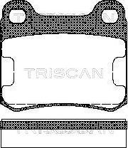 Triscan 8110 23115 - Kit de plaquettes de frein, frein à disque cwaw.fr