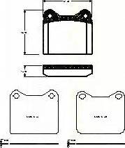 Triscan 8110 27006 - Kit de plaquettes de frein, frein à disque cwaw.fr