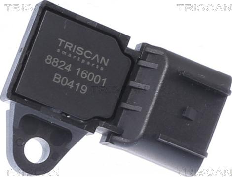 Triscan 8824 16001 - Capteur, pression du tuyau d'admission cwaw.fr