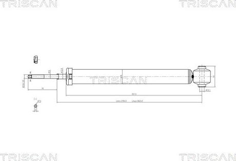 Triscan 8705 43205 - Amortisseur cwaw.fr