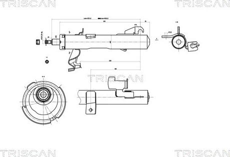 Triscan 8705 50101 - Amortisseur cwaw.fr