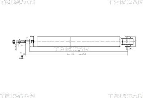 Triscan 8705 50201 - Amortisseur cwaw.fr