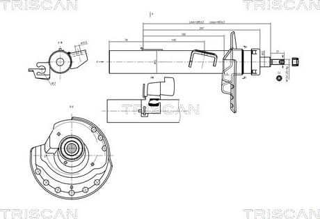 Triscan 8705 16104 - Amortisseur cwaw.fr