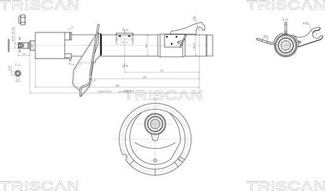 Triscan 8705 16102 - Amortisseur cwaw.fr