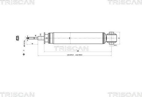 Triscan 8705 16201 - Amortisseur cwaw.fr