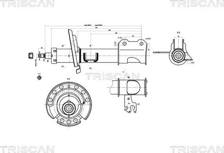 Triscan 8705 10104 - Amortisseur cwaw.fr