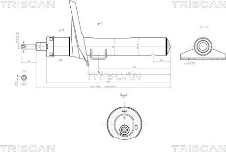 Triscan 8705 10105 - Amortisseur cwaw.fr