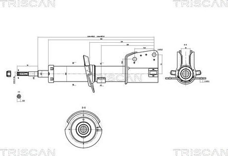 Triscan 8705 10101 - Amortisseur cwaw.fr