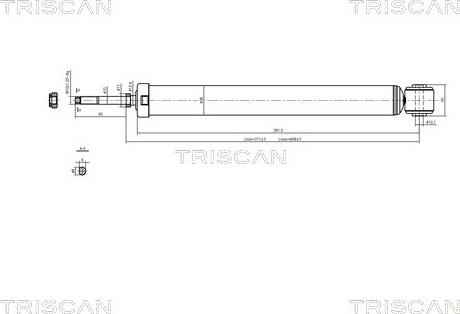 Triscan 8705 10204 - Amortisseur cwaw.fr