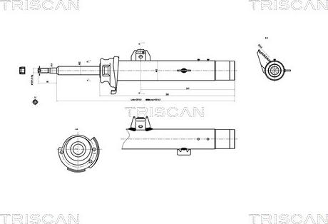 Triscan 8705 11102 - Amortisseur cwaw.fr