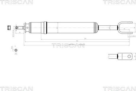 Triscan 8705 29109 - Amortisseur cwaw.fr