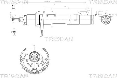 Triscan 8705 29102 - Amortisseur cwaw.fr