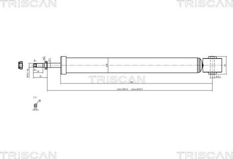 Triscan 8705 29202 - Amortisseur cwaw.fr