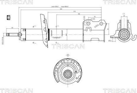 Triscan 8705 24106 - Amortisseur cwaw.fr