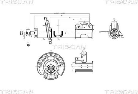 Triscan 8705 24103 - Amortisseur cwaw.fr