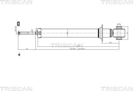 Triscan 8705 24204 - Amortisseur cwaw.fr