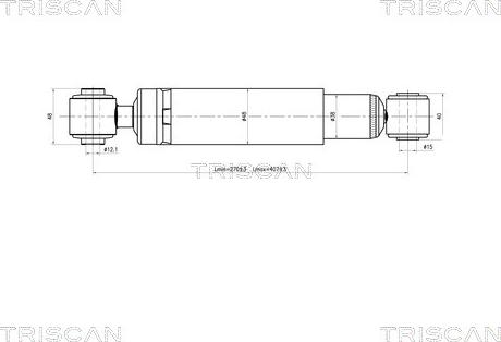 Triscan 8705 24201 - Amortisseur cwaw.fr