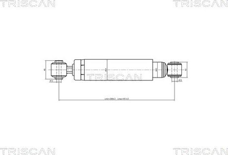 Triscan 8705 24203 - Amortisseur cwaw.fr