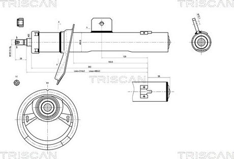 Triscan 8705 28101 - Amortisseur cwaw.fr