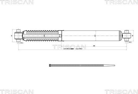 Triscan 8705 28204 - Amortisseur cwaw.fr