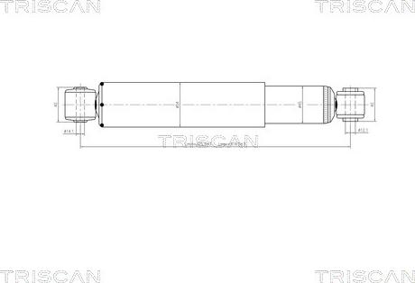 Triscan 8705 23201 - Amortisseur cwaw.fr