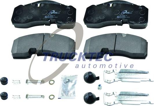 Trucktec Automotive 90.35.010 - Kit de plaquettes de frein, frein à disque cwaw.fr