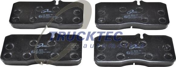 Trucktec Automotive 05.35.032 - Kit de plaquettes de frein, frein à disque cwaw.fr