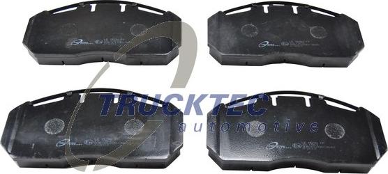 Trucktec Automotive 05.35.027 - Kit de plaquettes de frein, frein à disque cwaw.fr