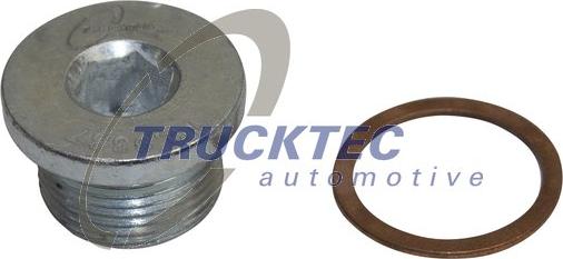 Trucktec Automotive 01.67.552 - Vis-bouchon, carter d'huile cwaw.fr