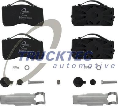 Trucktec Automotive 01.35.243 - Kit de plaquettes de frein, frein à disque cwaw.fr