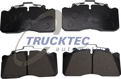 Trucktec Automotive 01.35.253 - Kit de plaquettes de frein, frein à disque cwaw.fr