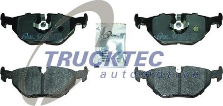 Trucktec Automotive 08.34.194 - Kit de plaquettes de frein, frein à disque cwaw.fr