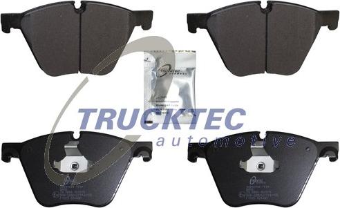 Trucktec Automotive 08.34.190 - Kit de plaquettes de frein, frein à disque cwaw.fr