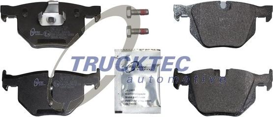 Trucktec Automotive 08.34.193 - Kit de plaquettes de frein, frein à disque cwaw.fr