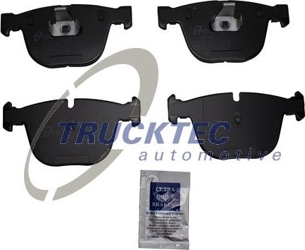 Trucktec Automotive 08.34.156 - Kit de plaquettes de frein, frein à disque cwaw.fr