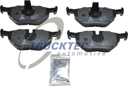 Trucktec Automotive 08.34.109 - Kit de plaquettes de frein, frein à disque cwaw.fr