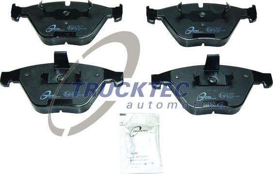 Trucktec Automotive 08.34.104 - Kit de plaquettes de frein, frein à disque cwaw.fr