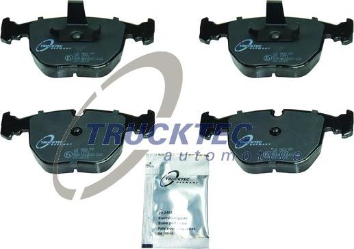 Trucktec Automotive 08.34.100 - Kit de plaquettes de frein, frein à disque cwaw.fr