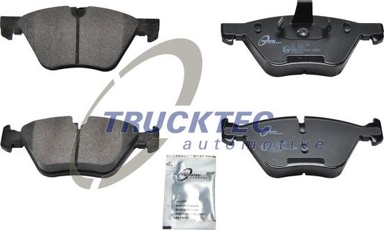 Trucktec Automotive 08.34.110 - Kit de plaquettes de frein, frein à disque cwaw.fr