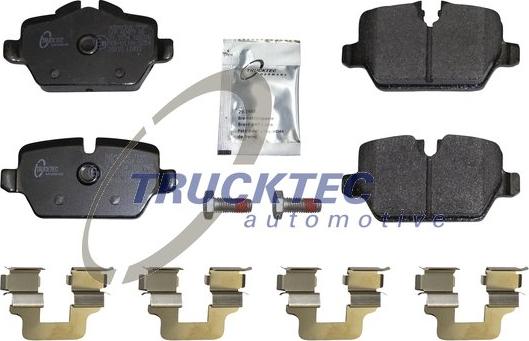 Trucktec Automotive 08.34.131 - Kit de plaquettes de frein, frein à disque cwaw.fr