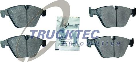 Trucktec Automotive 08.34.174 - Kit de plaquettes de frein, frein à disque cwaw.fr