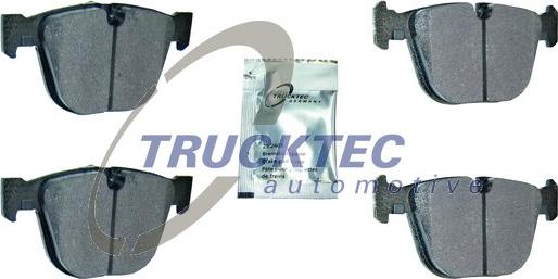 Trucktec Automotive 08.34.178 - Kit de plaquettes de frein, frein à disque cwaw.fr