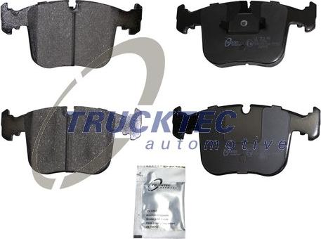 Trucktec Automotive 08.35.044 - Kit de plaquettes de frein, frein à disque cwaw.fr