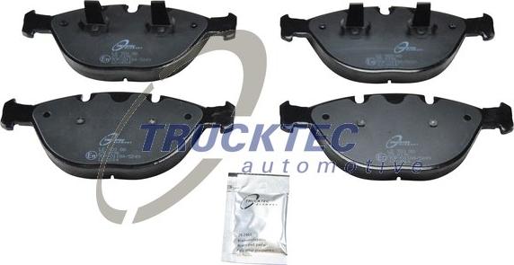 Trucktec Automotive 08.35.046 - Kit de plaquettes de frein, frein à disque cwaw.fr