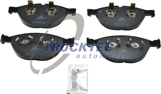 Trucktec Automotive 08.35.040 - Kit de plaquettes de frein, frein à disque cwaw.fr